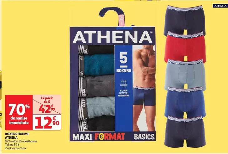 Athena - Boeches Homme offre à 12,9€ sur Auchan Supermarché