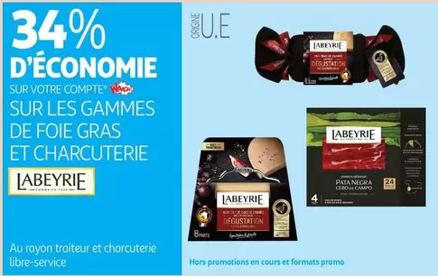 Labeyrie - Sur Les Gammes De Foie Gras Et Charcuterie offre sur Auchan Supermarché