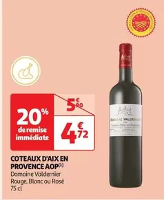 Coteaux D'Aix En Provence AOP offre à 4,72€ sur Auchan Hypermarché