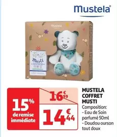 Mustela - Coffret Musti  offre à 14,44€ sur Auchan Hypermarché