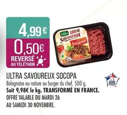 Socopa - Ultra Savoureux offre à 4,99€ sur Supermarché Match