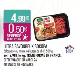 Socopa - Ultra Savoureux offre à 4,99€ sur Supermarché Match