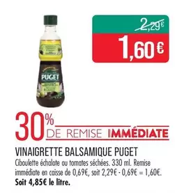 Puget - Vinaigrette Balsamique offre à 1,6€ sur Supermarché Match