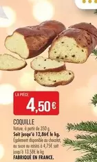 Coquille offre à 4,5€ sur Supermarché Match