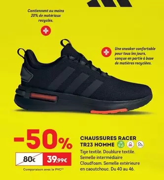 TOUS - Chaussures Racer Tr23 Homme offre à 39,99€ sur Sport 2000