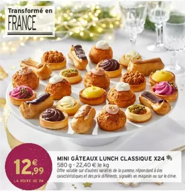 Mini Gateaux Lunch Classique X24 offre à 12,99€ sur Intermarché Express