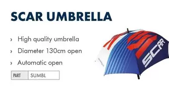 Scar - Umbrella offre sur Bihr