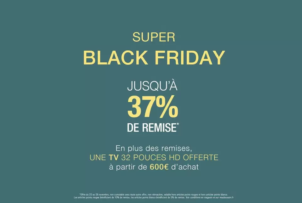 En Plus Plus De Les Remisees, Une Tv 3 offre sur Mauboussin