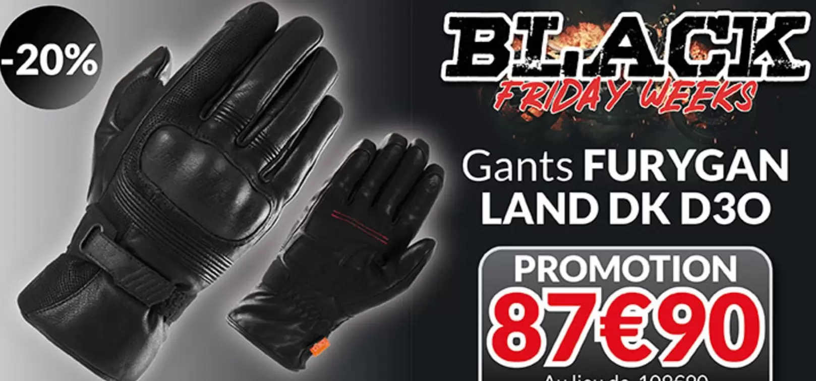 Gants Furygan Land Dk D30 offre à 87,9€ sur Cardy