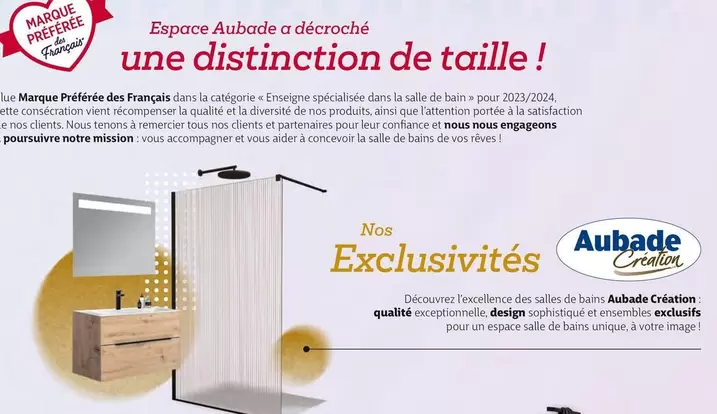 TOUS - Accessoires De Salle De Bain offre sur Espace Aubade