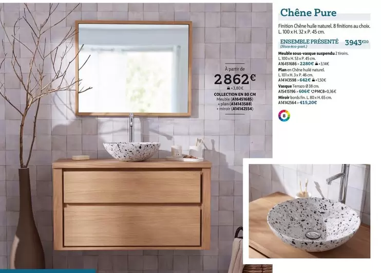 Chêne Pure offre à 394€ sur Espace Aubade