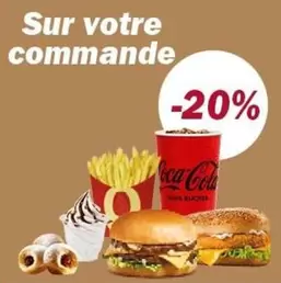 Coca cola - Sur Votre Commande offre sur Quick