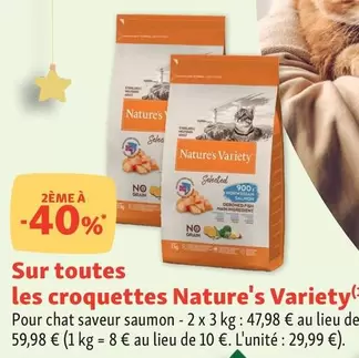 Nature’s Variety -  Sur Toutes Les Croquettes  offre sur Maxi Zoo