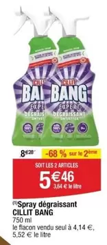 Bang - Spray Dégraissant offre à 5,46€ sur Cora