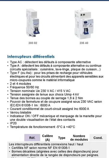 Électricité offre sur Yesss Electrique