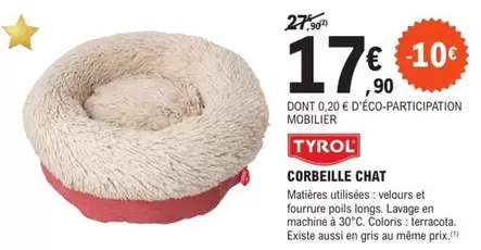 Corbeille Chat offre à 17,9€ sur E.Leclerc Brico