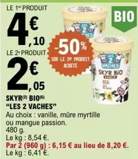 Skyr Bio offre à 4,1€ sur E.Leclerc