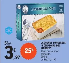 Lasagnes Surgelées offre à 3,97€ sur E.Leclerc