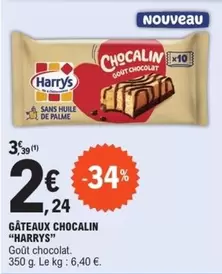 Gâteaux Chocalin offre à 2,24€ sur E.Leclerc