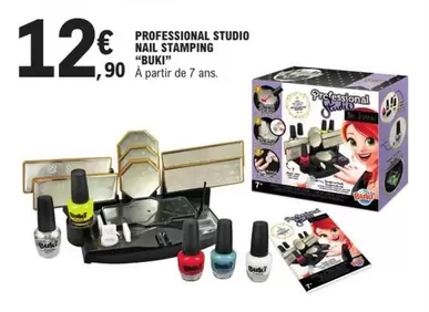 Buki - Professional Studio Nail Stamping offre à 12,9€ sur E.Leclerc