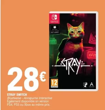 Switch - Stray offre à 28€ sur E.Leclerc