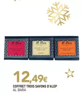 Coffret Trois Savons D'alep offre à 12,49€ sur NaturéO