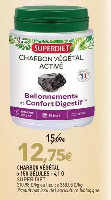 Charbon Végétal offre à 12,75€ sur NaturéO