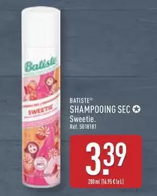 Batiste - Shampooing Sec offre à 3,39€ sur Aldi