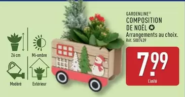 Composition De Noel offre à 7,99€ sur Aldi