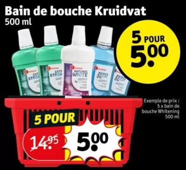 Kruidvat - Bain De Bouche offre à 5€ sur Kruidvat