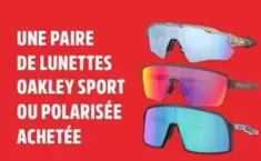 Lunettes offre sur Intersport