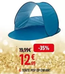 Tente Pop Up Enfant offre à 12,99€ sur Intersport