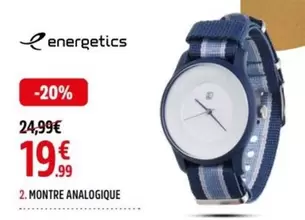 Energetics - Montre Analogique offre à 19,99€ sur Intersport