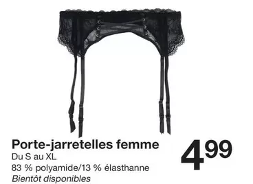 Porte-jarretelles Femme offre à 4,99€ sur Zeeman