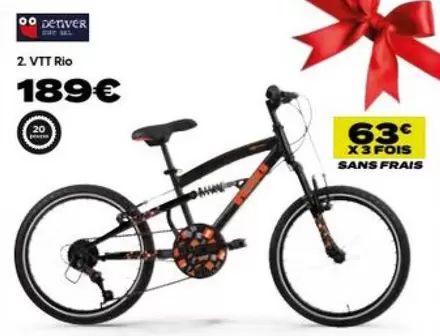 Vtt Rio offre à 189€ sur City Sport