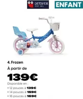 Frozen - offre à 139€ sur City Sport