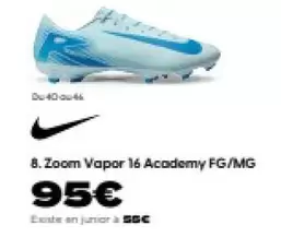 Nike - Zoom Vapor 16 Academy FG/MG offre à 95€ sur City Sport