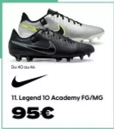 Nike - Legend 10 Academy FG/MG offre à 95€ sur City Sport