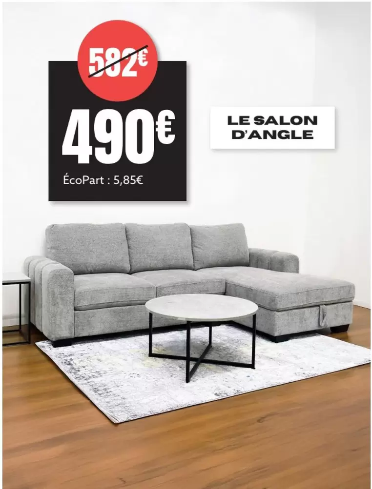 Le Salon D'angle offre à 490€ sur Atlas