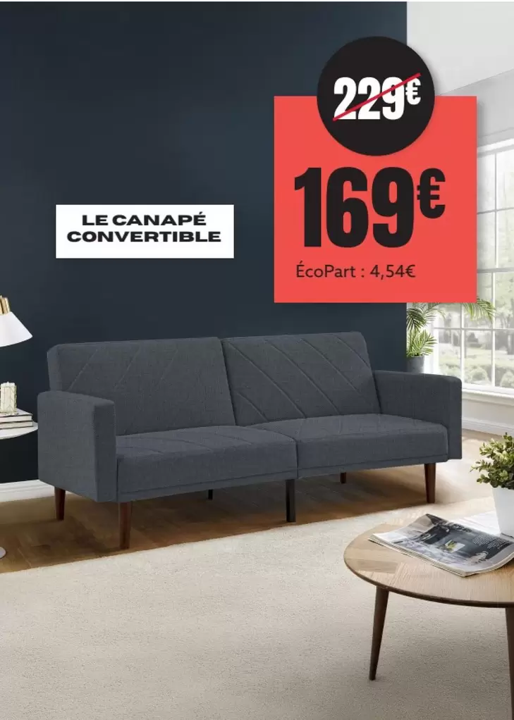 Le Canape Convertible offre à 169€ sur Atlas