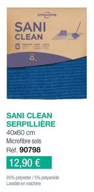 Sani Clean Serpilliere offre à 12,9€ sur Stanhome