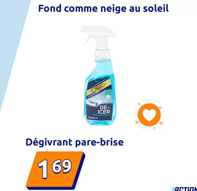 Fond Comme Neige Au Soleil offre à 1,69€ sur Action