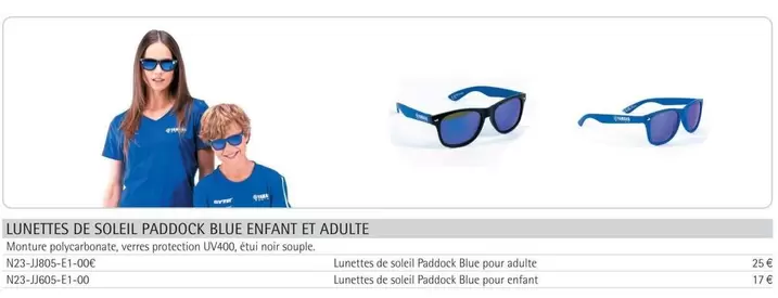 Lunettes offre sur Yamaha