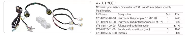 Kit Ycop offre à 10€ sur Yamaha