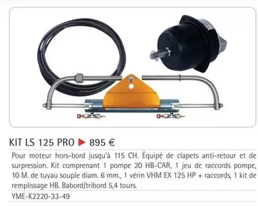 Kit Ls 125 Pro offre à 895€ sur Yamaha