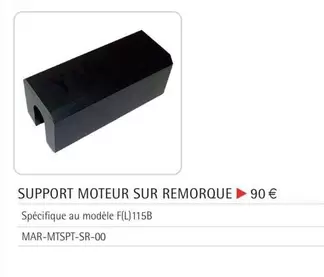 Support Moteur Sur Remorque offre à 90€ sur Yamaha