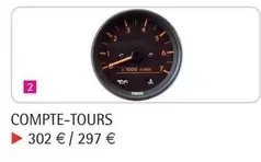 Compte-Tours offre à 297€ sur Yamaha