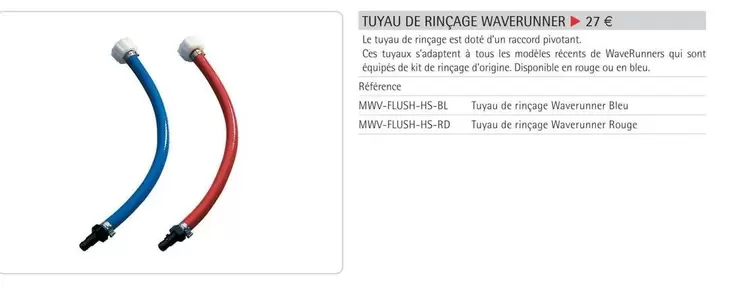 TOUS - Tuyau De Rinçage Waverunner offre à 27€ sur Yamaha