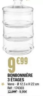 Bonbonnière 3 Étages offre à 9,99€ sur La Foir'Fouille