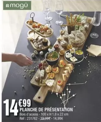 Planche De Présentation offre à 14,99€ sur La Foir'Fouille